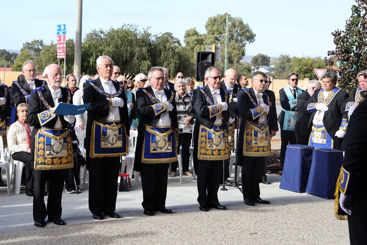 Freemasons celebrate Aged Care in Middle Swan with Rare Public Ceremony ...